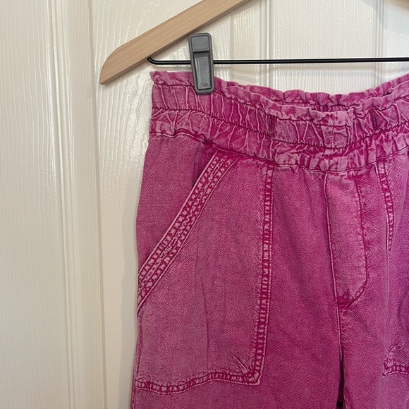 Anthropologie Rhys Linen Utility Jogger Pants - Picture 3 of 6